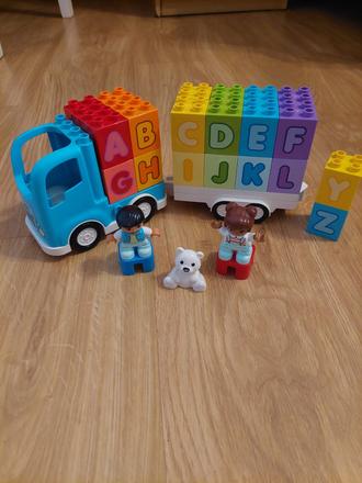 Lego duplo kamión  s abecedou, 