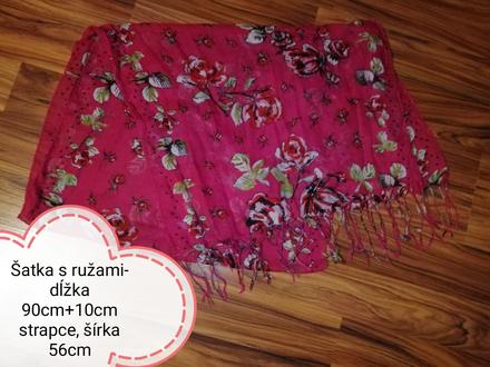 Šatka s ružami, xl
