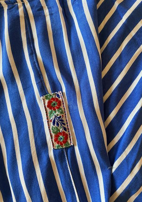 Pásiková košeľa - vrchný diel pyžama f&f v. 46, f&f,46