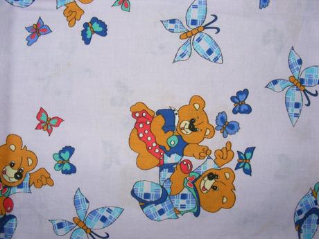 Fialove obliecky s mackami, šírka (cm): 90,dĺžka (cm): 130