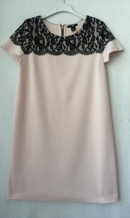 H&m pekné púdrové šaty, h&m,36