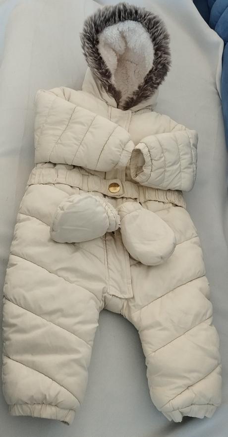 Zimné oblečenie overaly, kabátiky,vesty,papucky, 86–98