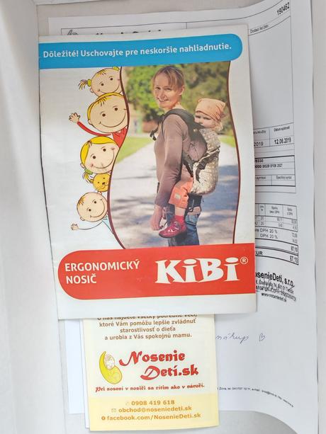 Ergonomický nosič kibi, kibi