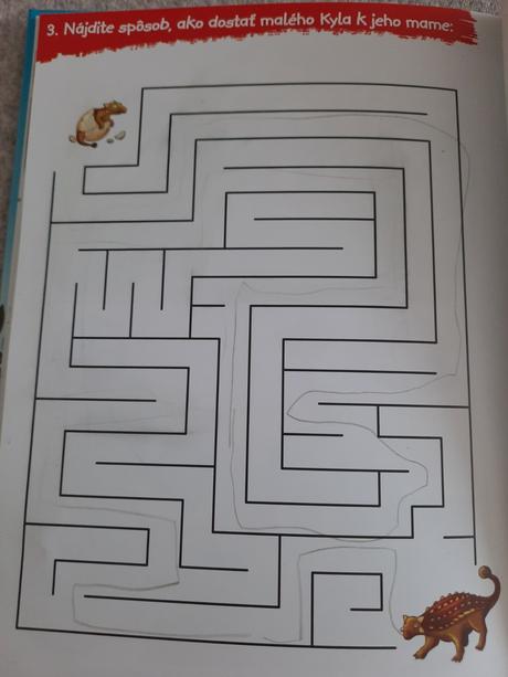 Maľované čítanie dva dinosaury,