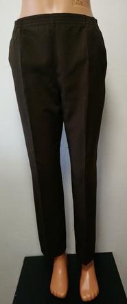 Dámske tmavo hnedé nohavice, nkd, nkd,m