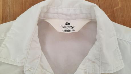 Biela košeľa, h&m,104