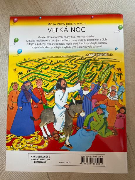 Moja prvá biblia hrou, veľká noc,