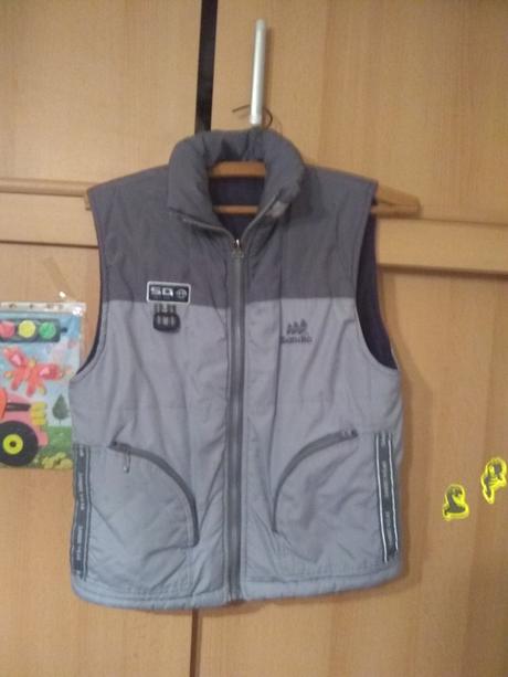 Teplá bunda bez rukávov 122, 122