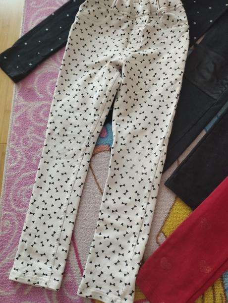 4 x legíny, h&m,128