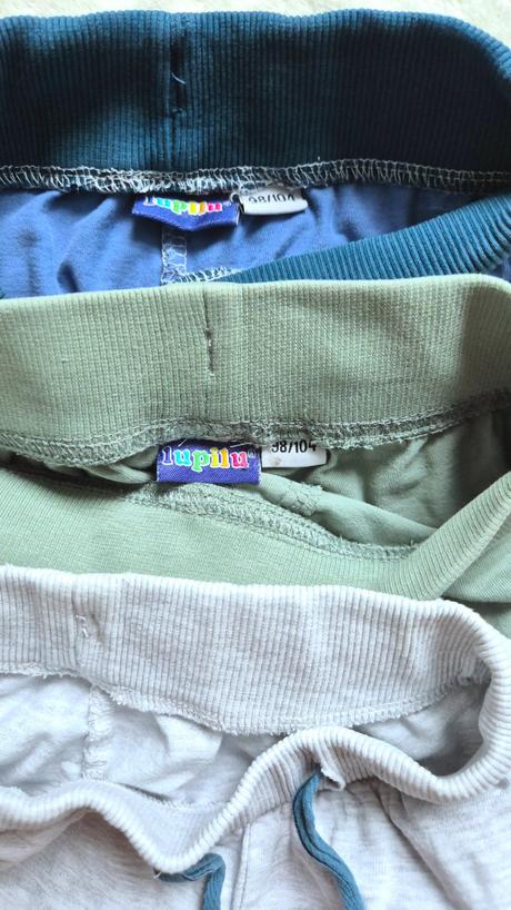 3x šortky 98/104, lupilu,98