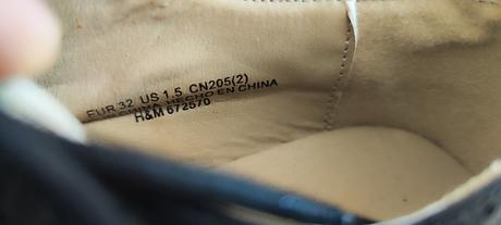 Dievčenské mokasíny, h&m,32