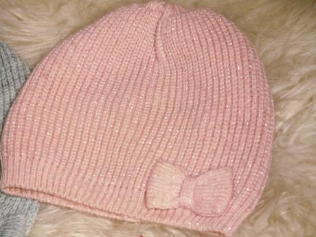 Jemnučko ružová s odleskami prechodná čiapka 4-8 y, h&m,110