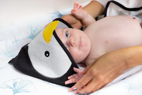 Sensillo osuška pre deti s kapucňou 100x100 cm med,