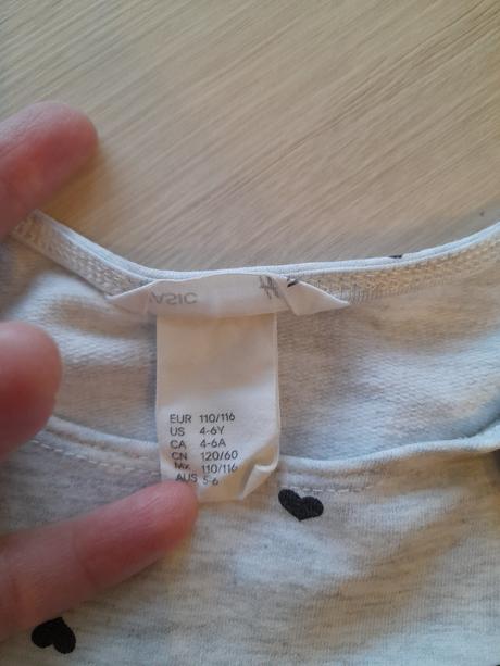 Bavlnené šaty 3 ks veľ 110/116, h&m,116