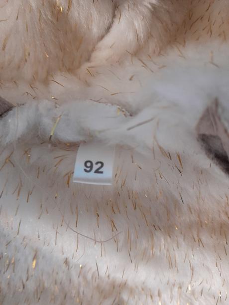 Detský kožúšok s kapucňou, palomino,92