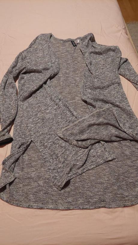 Sivy kardigan, h&m,xs