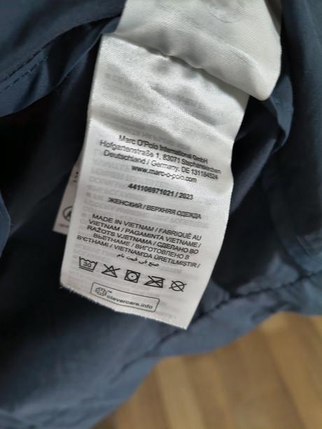Marco polo prechodná tmavo modrá parka m-l, marc o´polo,m