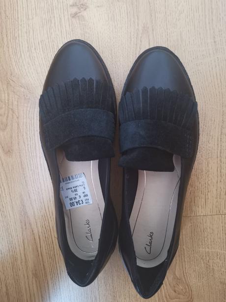 Topánky kožené, clarks,39
