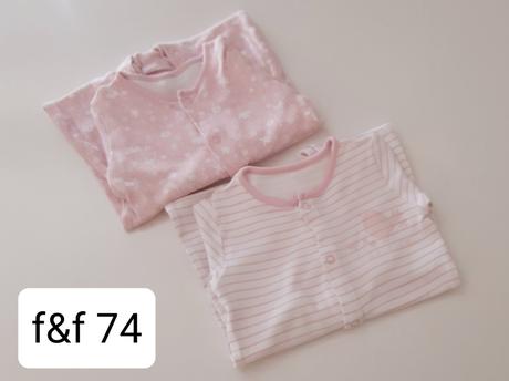 Overaliky na spanie 2ks, zn. f&f, velkost 74, f&f,74