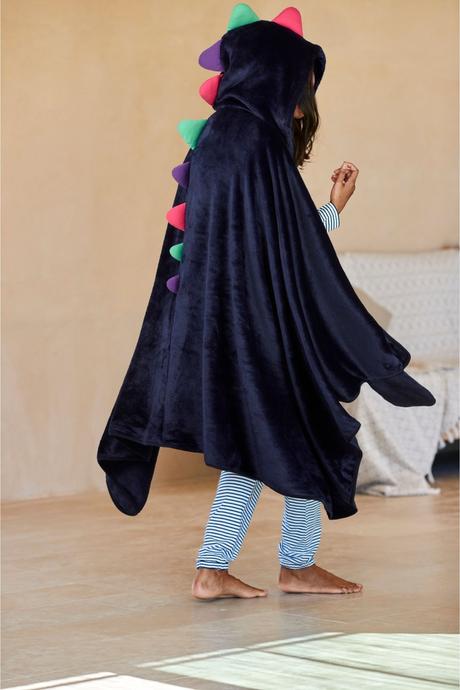 Dizajnová teplá dino deka next uk, 