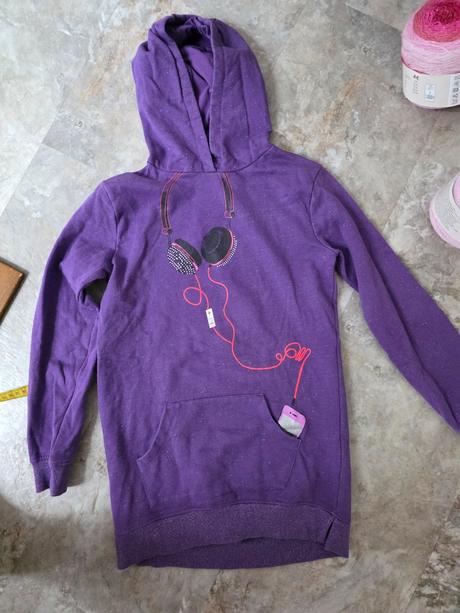 Teplakove šaty/ tunika 152, 152