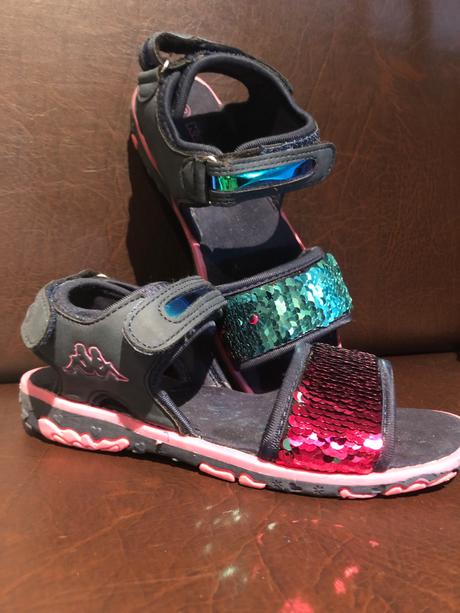 Trblietkové kappa sandalky, veľkosť 33, kappa,33