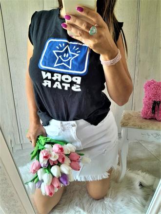 Čierne tričko-m/l, m