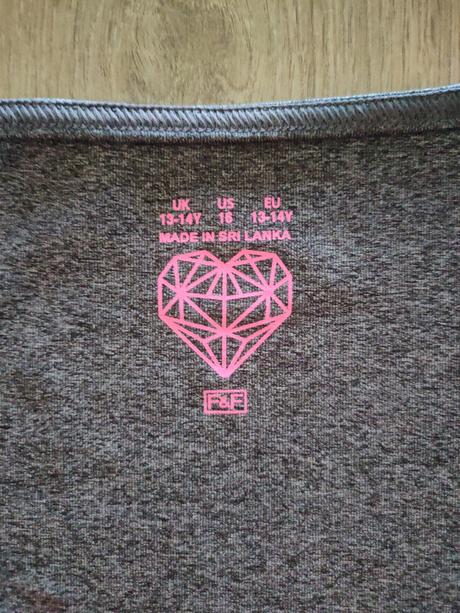 Dievčenské športové tielko, veľ.164, 13-14 r, f&f,164