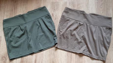 2x sukňa zelená a hnedá, pepco,m