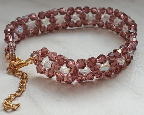 Ligotavé náramky zo sklenených korálok, 