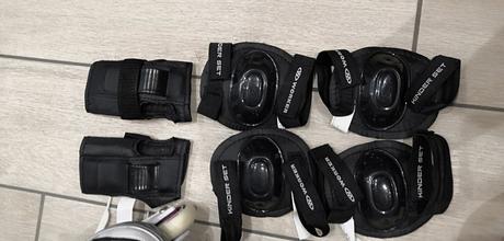 Rastúce kolieskovo-ľadové korčule s chráničmi 2v1, 32