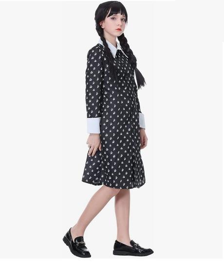 Šaty wednesday addams, 