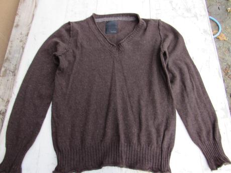 Zaujímavý vlnený pulóver, m