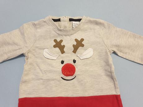 Bavlnený overal vianočný sob č.68, dopodopo,68