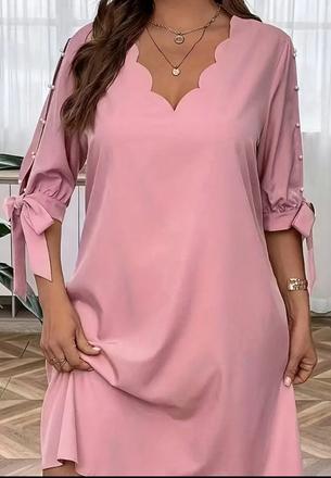 Pekné ružové šaty, xl / xxl