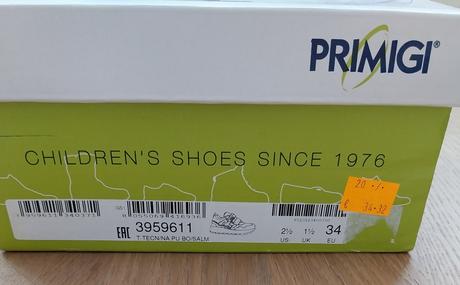 Tenisky primigi 34, cena s poštovým, primigi,34