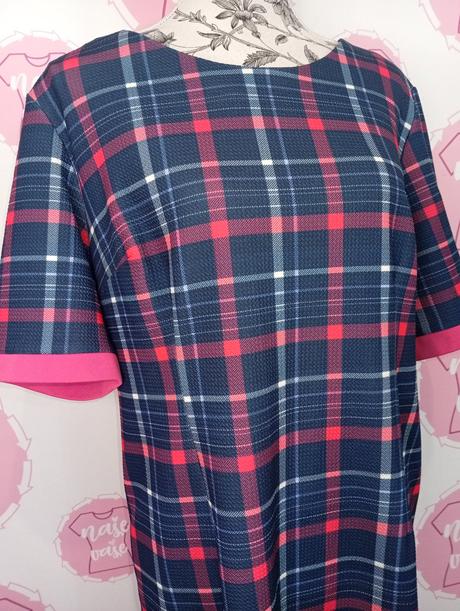 Šaty kockovane 44/46, 44