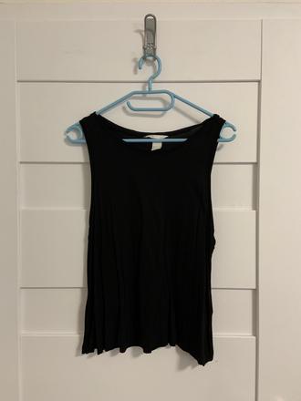 Čierne tielko, h&m,s