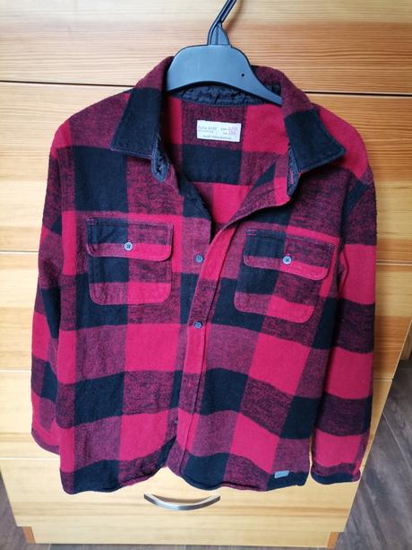 Flanelová košeľa, zara,152