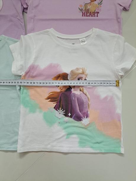 Tričká frozen 2ks, h&m,110