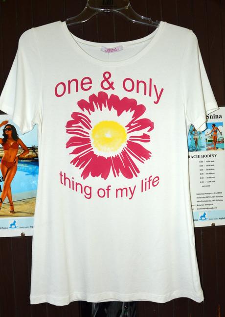 Dámske tričko s kvetom , 40 - xxl