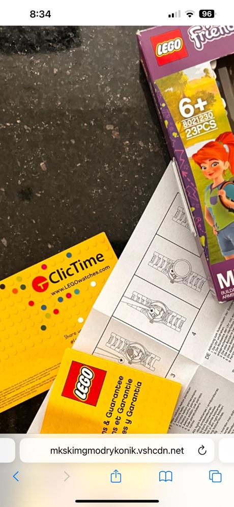 Lego friends hodinky, 