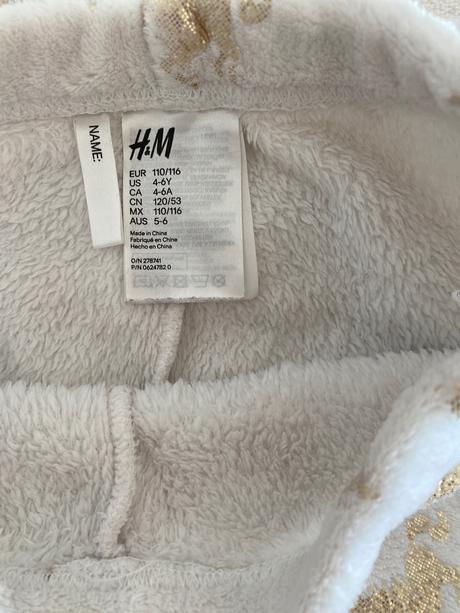 Flisová súprava, h&m,116