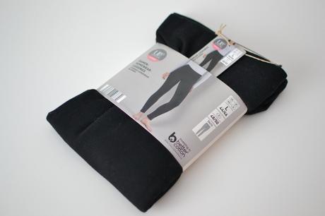 Čierne termo legíny l 44/46, 44