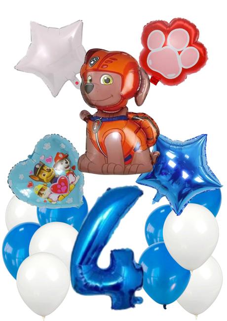 Balóny tlapky/ labková patrola- až 15/16/17/18/19/, 