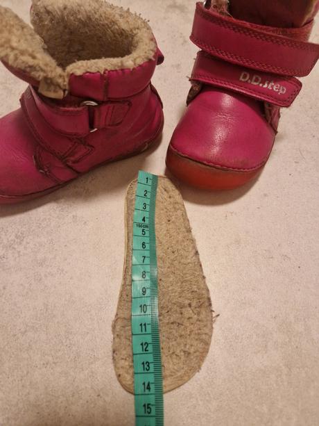 Barefoot zateplene topanky, d.d.step,22