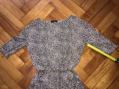 Krásne leopardie šaty, reserved,xs