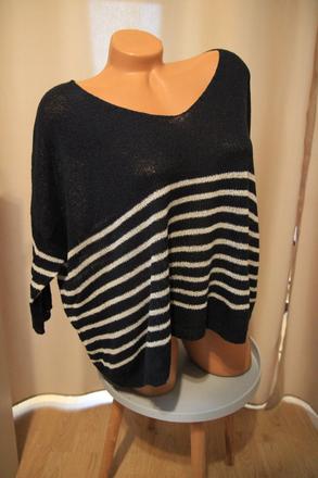 Pletený oversize sveter, m, m