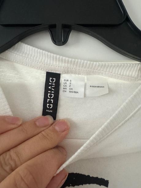 Croppnute tričko h&m, h&m,s