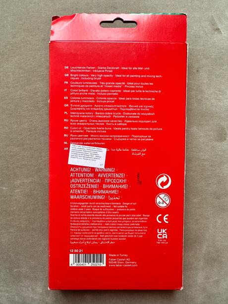 Faber - castell vodové farby, 
